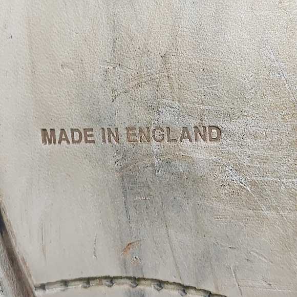 END. X TRICKER'S RICHARD GOLOSH BROGUE Chocolate Repello Suede LIMITED Men's 7.5 - Picture 12 of 13